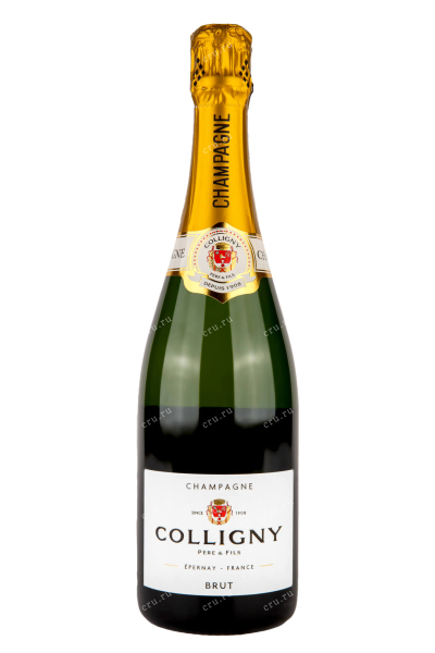 Шампанское Colligny Brut 2020 0.75 л