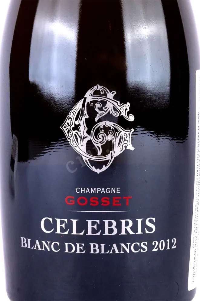 Этикетка Gosset Celebris Blanc de Blancs with gift box 2012 0.75 л