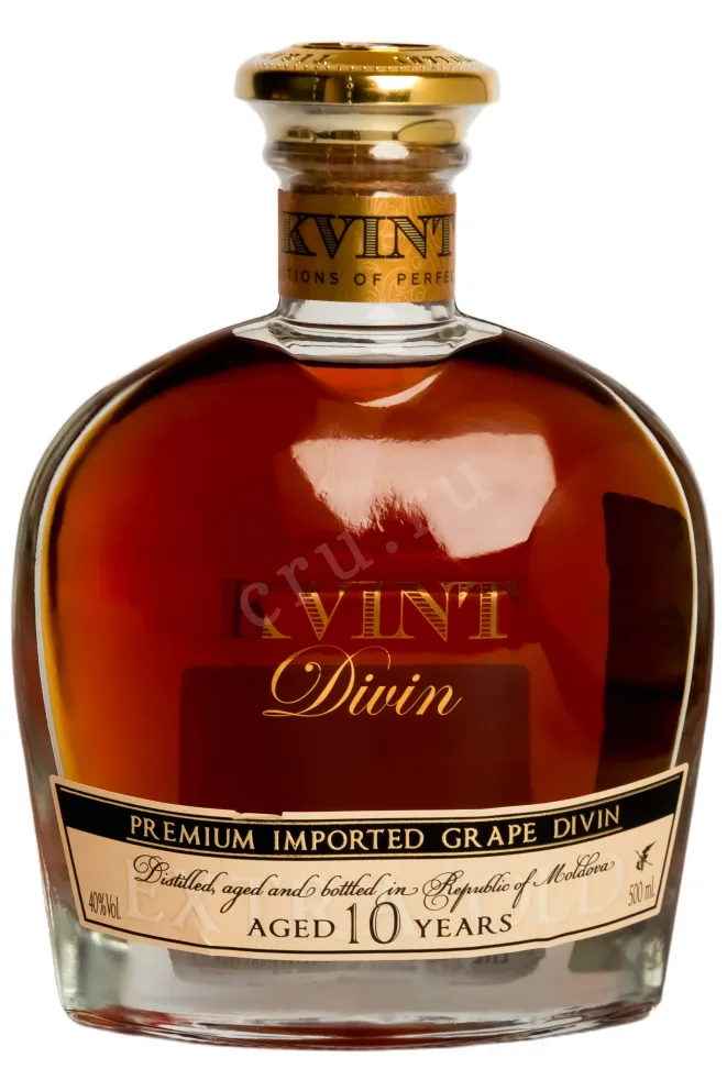 Бутылка Kvint Divin KS 10 years gift box 0.5 л