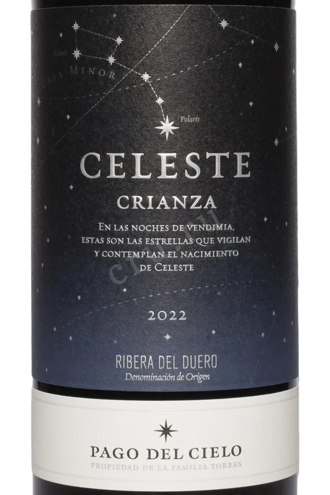 Этикетка Torres Celeste 2022 0.75 л