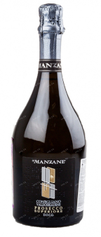 Игристое вино Le Manzane Prosecco Superiore Conegliano Valdobbiadene 0,75l  0.75 л