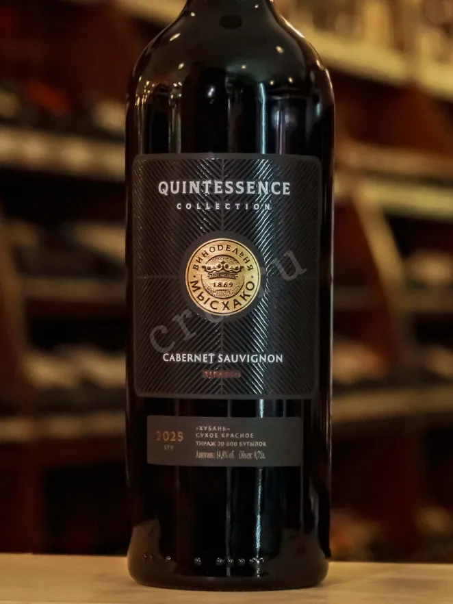 В магазине Крю Профи Myskhako Quintessence Cabernet Sauvignon 2025 0.75 л