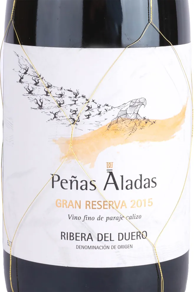 Этикетка Penas Aladas Gran Reserva Ribera del Duero wooden box 2015 0.75 л