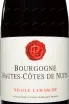 Этикетка Nicole Lamarche Bourgogne Hautes-Cotes De Nuits 2022 0.75 л