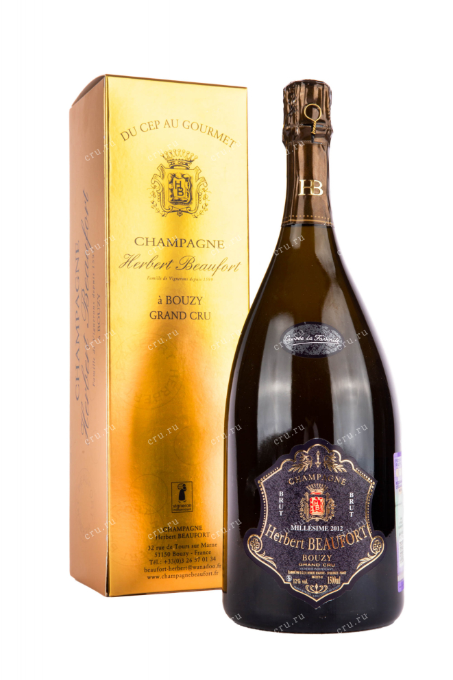 Шампанское Herbert Beaufort Millesime in gift box 2012 1.5 л