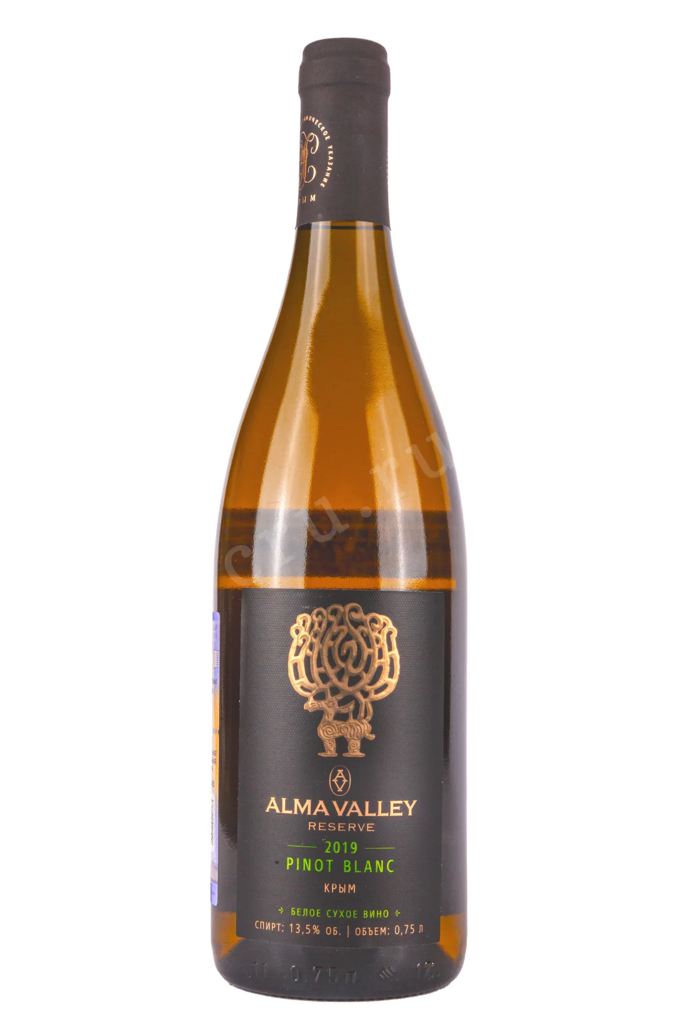Фото — Вино Алма Велли Пино Блан Резерв 2019 0.75 л