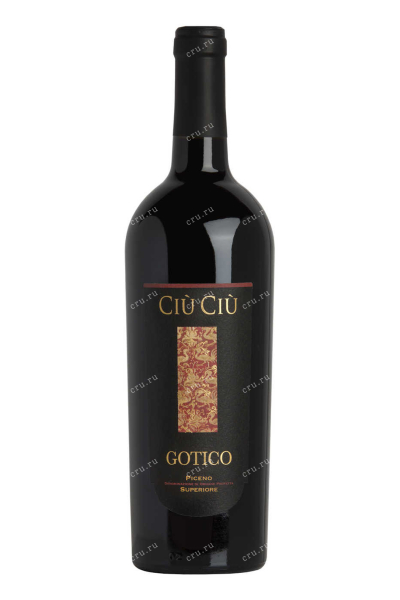 Вино Ciu Ciu Gotico Rosso Piceno Superiore 2014 1.5 л