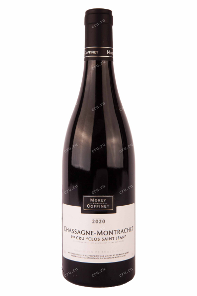 Вино Morey-Coffinet Chassagne Montrachet 1-er Cru Clos Saint Jean 2020 0.75 л
