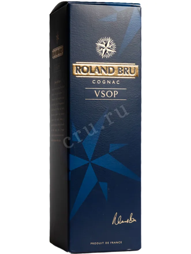 Подарочная коробка Roland Bru VSOP in gift box 0.7 л