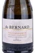 Этикетка De Bernard Valdobbiadene Prosecco Superiore Brut Millesimato 2021 0.75 л