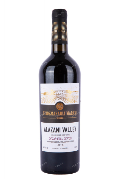 Вино Kindzmarauli Marani Alazani Valley Red 2019 0.75 л
