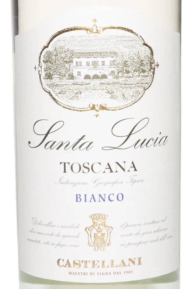 Этикетка Santa Lucia Toscana Bianco IGT 2024 0.75 л