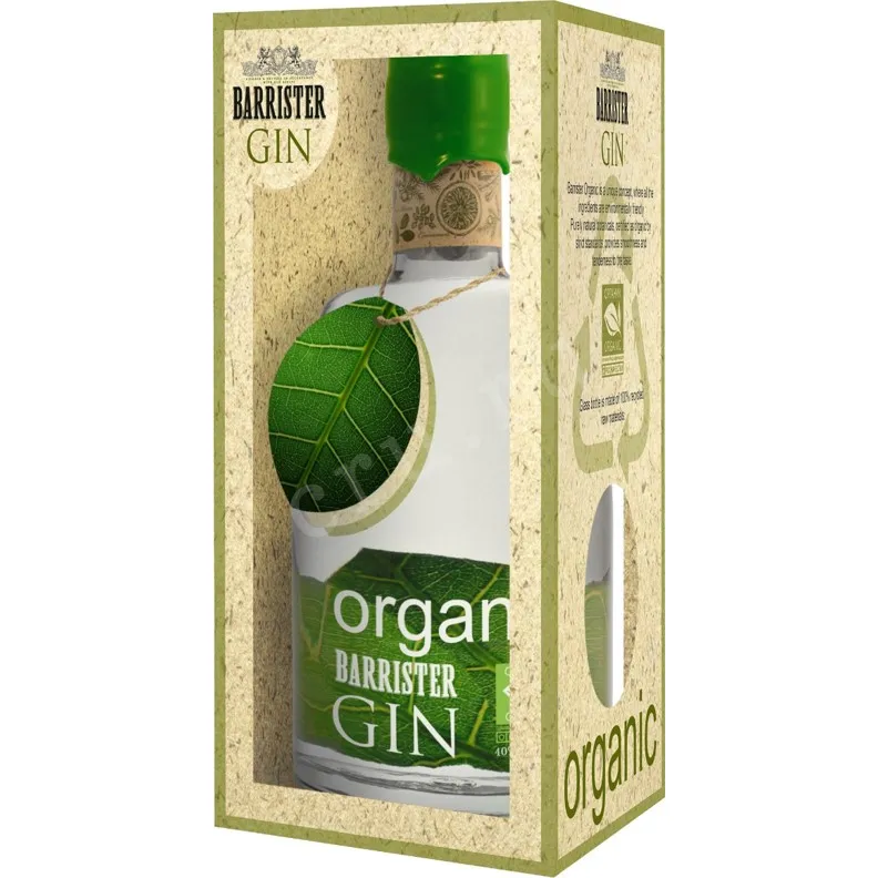 Фото — Джин Barrister Organic in gift box  0.7 л