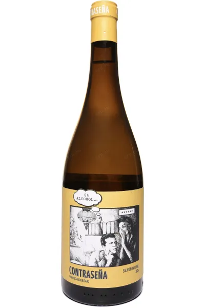 Вино Contrasena Sauvignon Blanc Desalcoholizado 2024 0.75 л