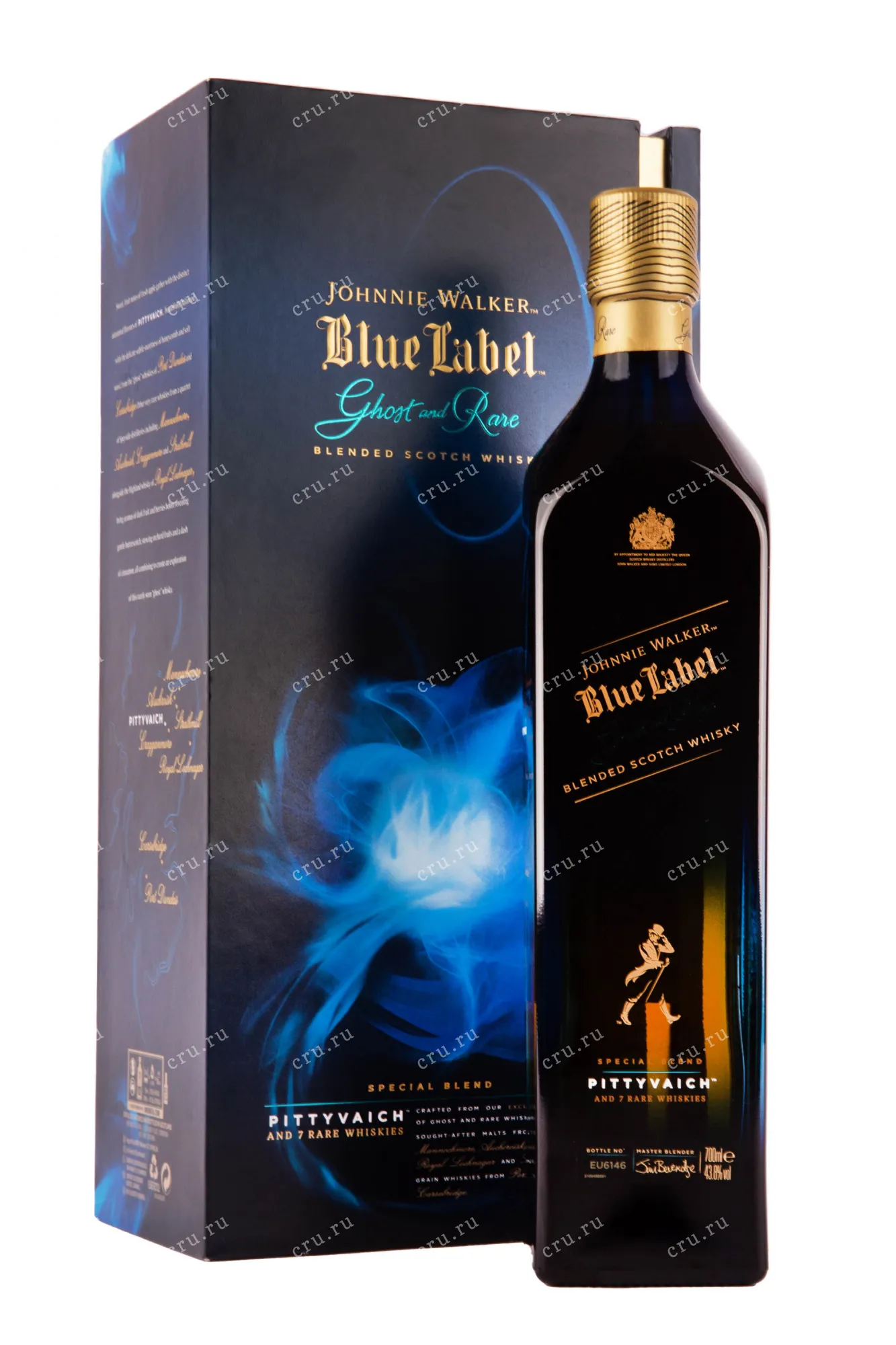 Фото — Виски Johnnie Walker Blue Label Ghost and Rare Pittyvaich  0.7 л