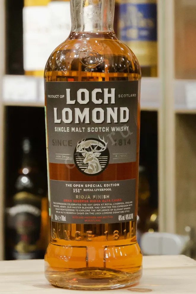 В магазине Крю Профи Loch Lomond 151th The Open Special Edition Royal Liverpool Rioja Finish in gift box 0.7 л
