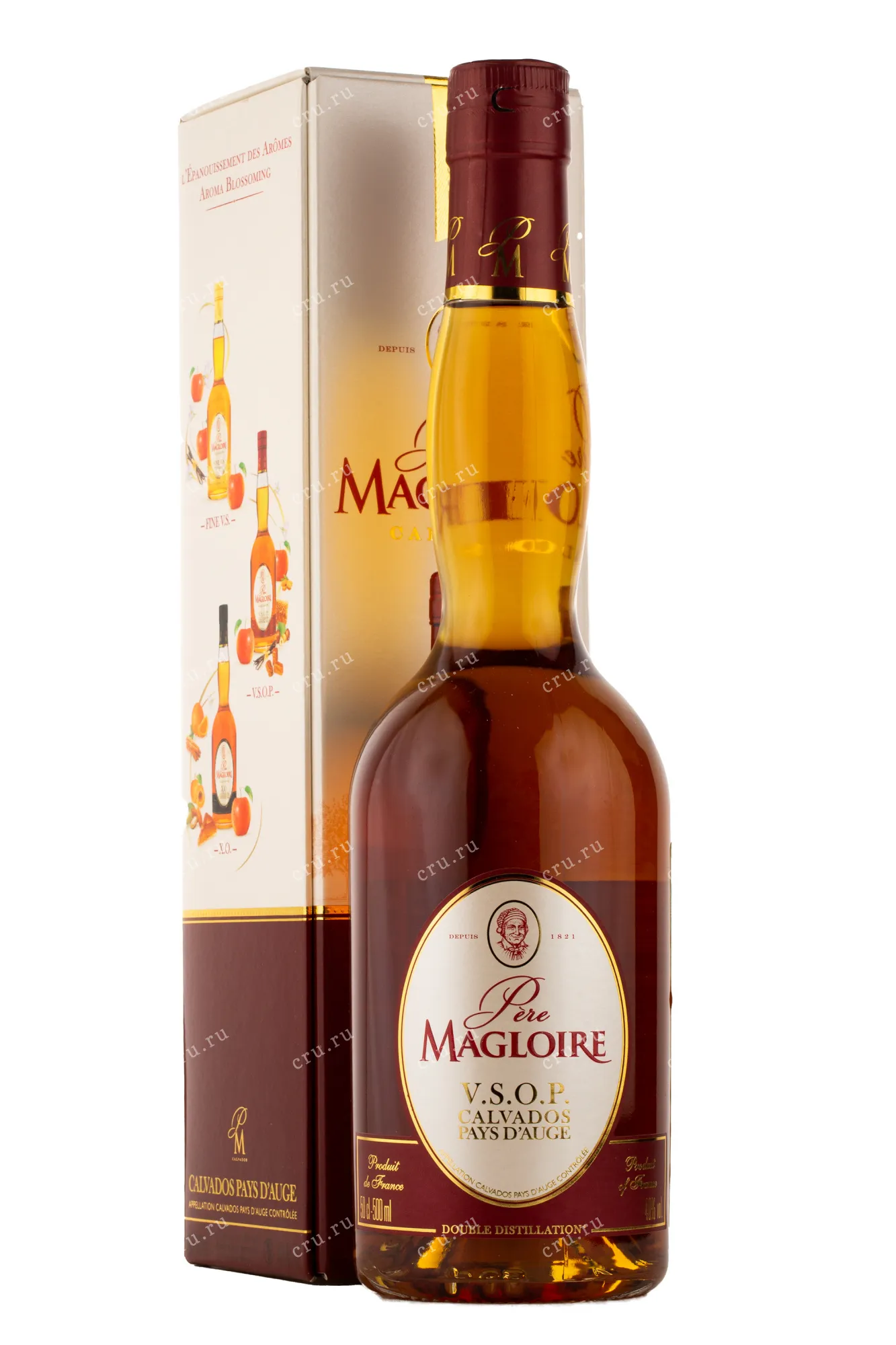 Фото — Кальвадос Pere Magloire VSOP   0.5 л