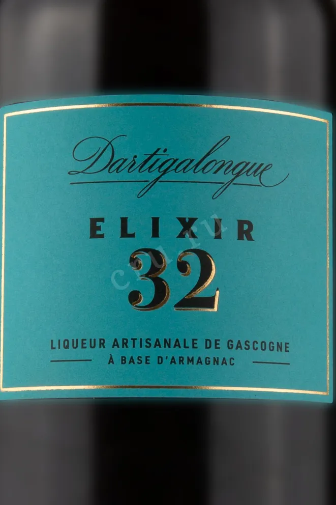Этикетка Dartigalongue Elixir 32 0.7 л