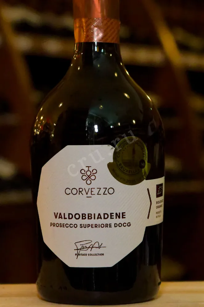 В магазине Крю Профи Corvezzo Prosecco Valdobbiadene Superiore DOCG Brut 2024 0.75 л