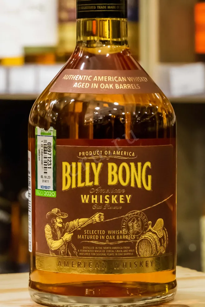 Виски Billy Bong Blended American Whiskey  0.7 л