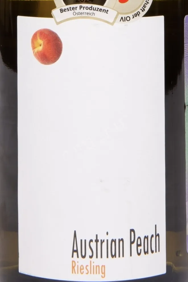 Этикетка Austrian Peach 2024 0.75 л