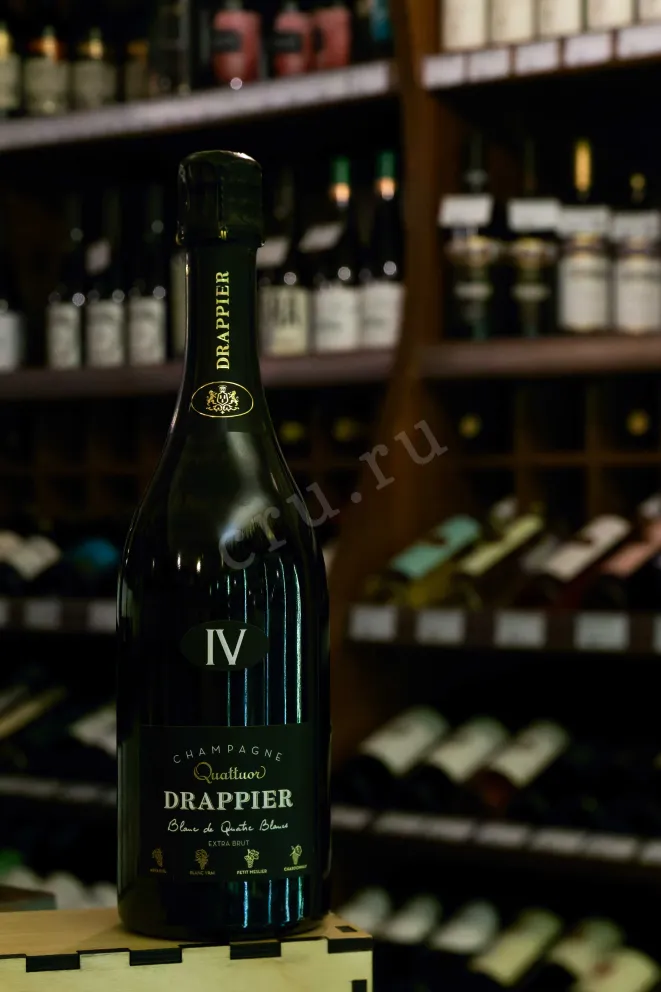 В магазине Крю Профи Drappier Quattuor Blanc de Quatre Blancs Extra Brut 2017 0.75 л