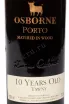 Этикетка Osborne Tawny 10 years 2013 0.75 л