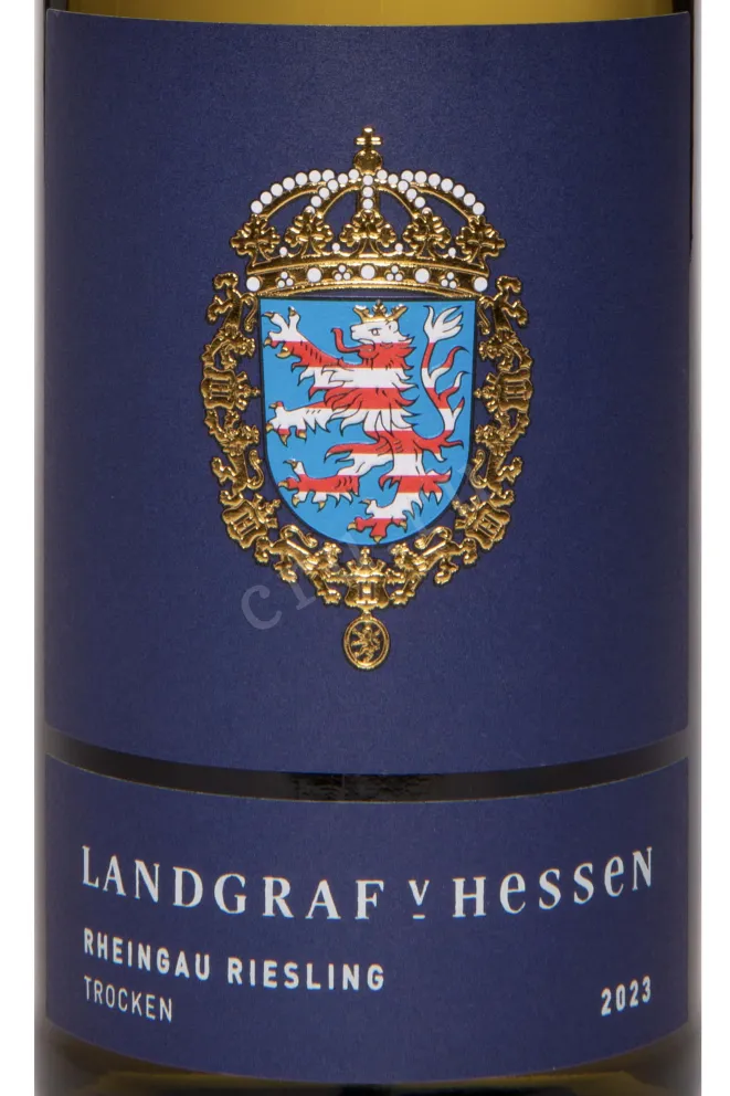 Этикетка Prinz Von Hessen Riesling Landgraf von Hassen 2023 0.75 л