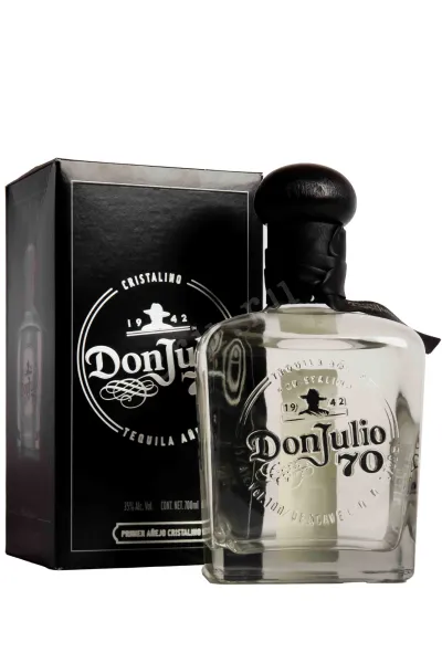 Текила Don Julio 70 Cristalino Anejo gift box  0.7 л