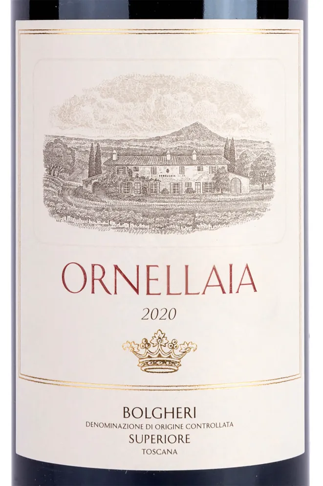 Вино Ornellaia Bolgheri Superiore DOC 2020 0.75 л