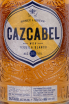 Этикетка Cazcabel honey liqueur tequila Blanco 0.7 л