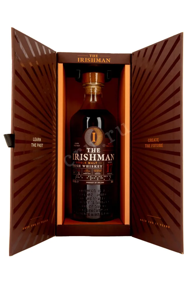 В подарочной коробке The Irishman 17 years 0.7 л