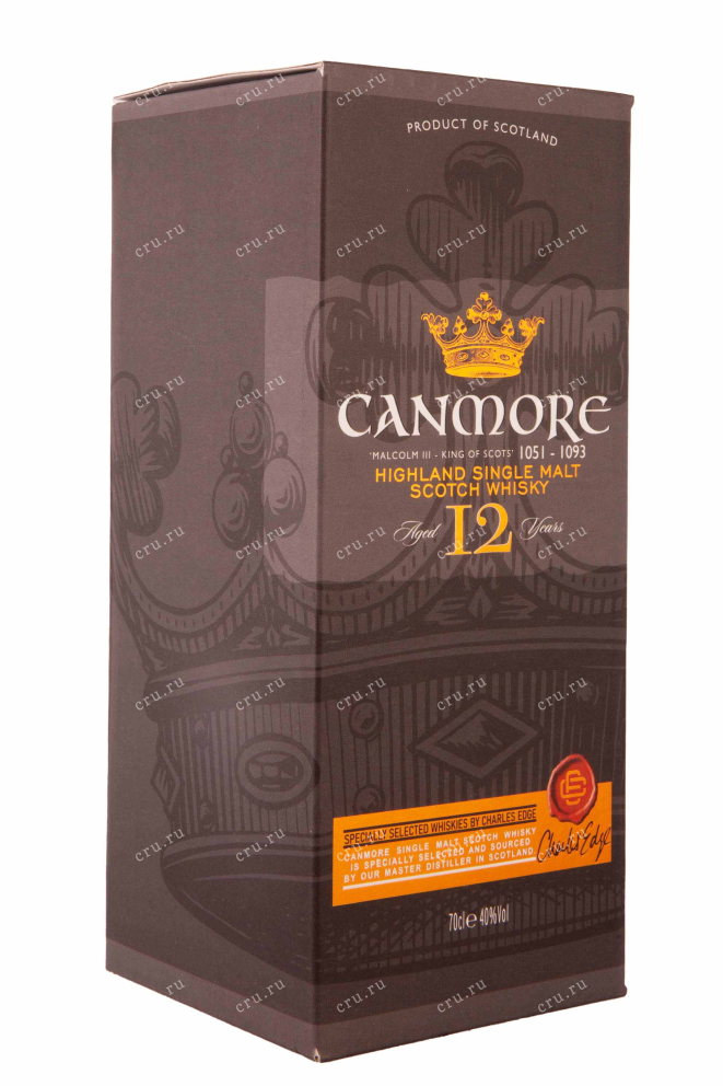 Подарочная упаковка Canmore 12 years in gift box 0.7 л