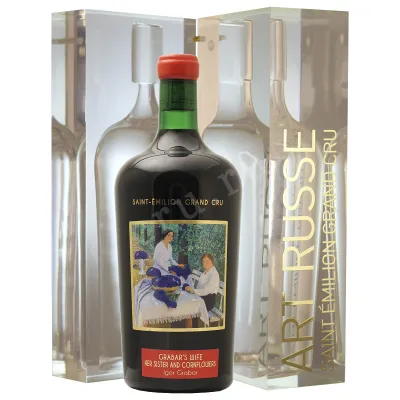 Вино Chateau La Grace Dieu des Prieurs Art Russe Saint-Emilion Grand Cru in gift box 2016 1.5 л