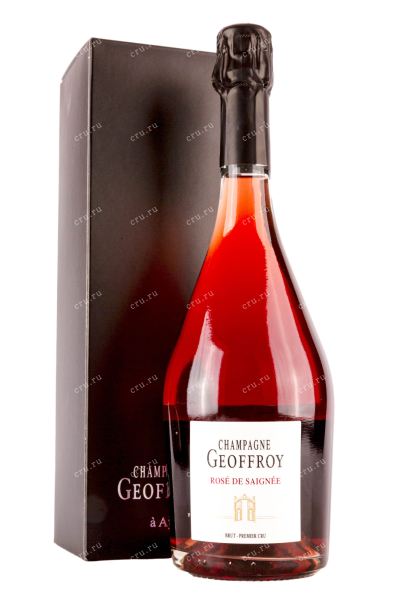 Шампанское Geoffroy Rose de Saignee Brut Premier Cru in gift box 2018 0.75 л
