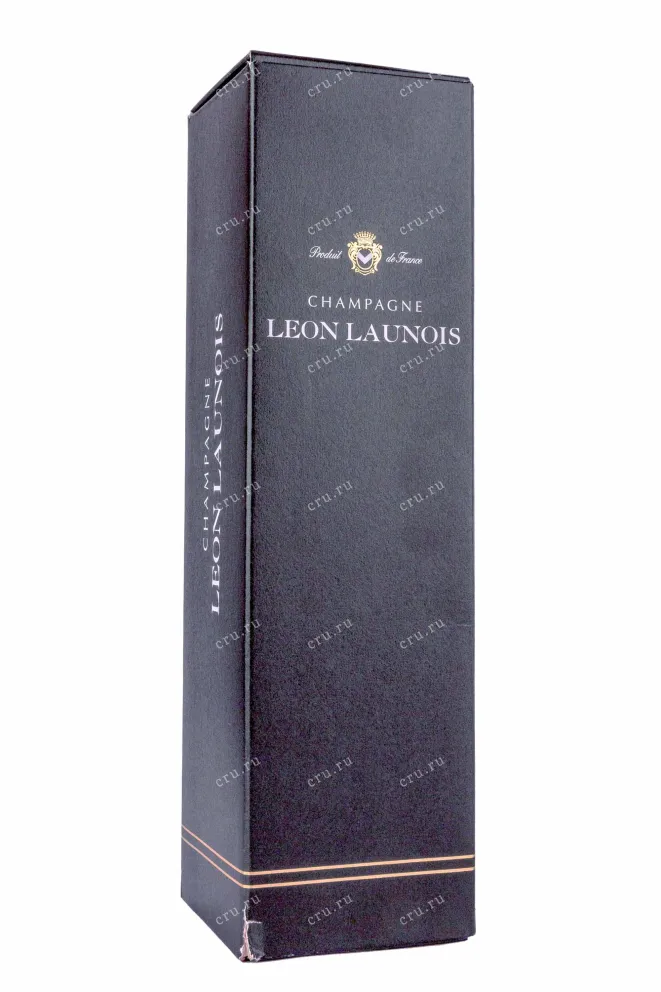 Подарочная коробка  Leon Launois Brut in gift box 2022 0.75 л