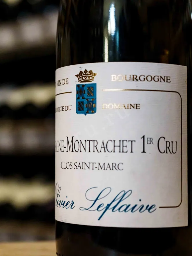 В магазине Крю Профи Joseph Drouhin Chassagne-Montrachet Premier Cru Clos Saint-Mark 2018 0.75 л
