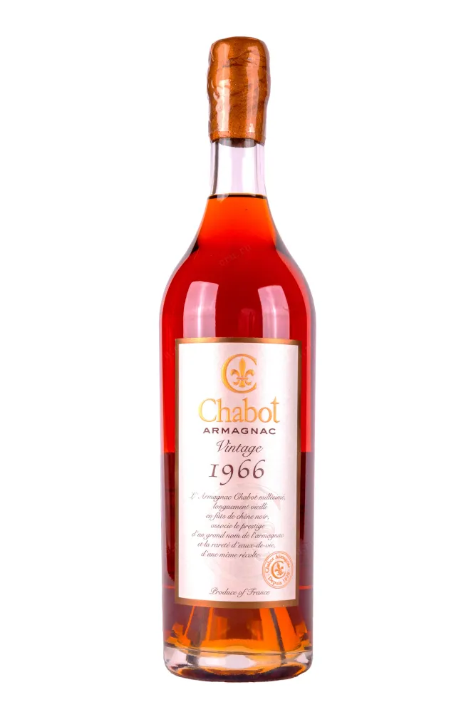 Этикетка Chabot 1966 in tube 0.7 л
