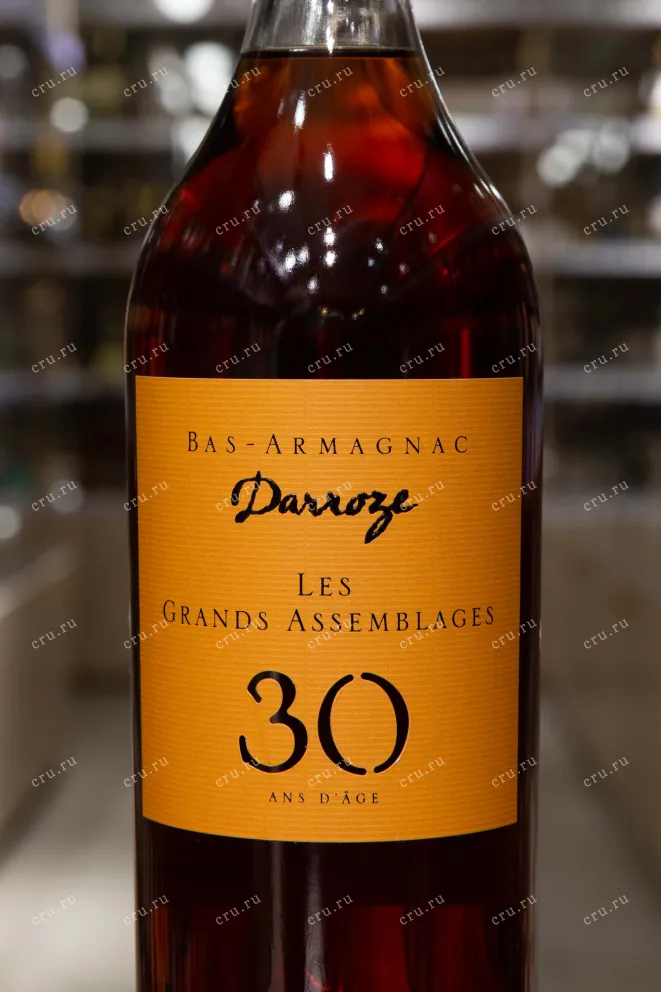 Этикетка Darroze  Les Grands Assemblages 30 Ans d`Age 0.7 л