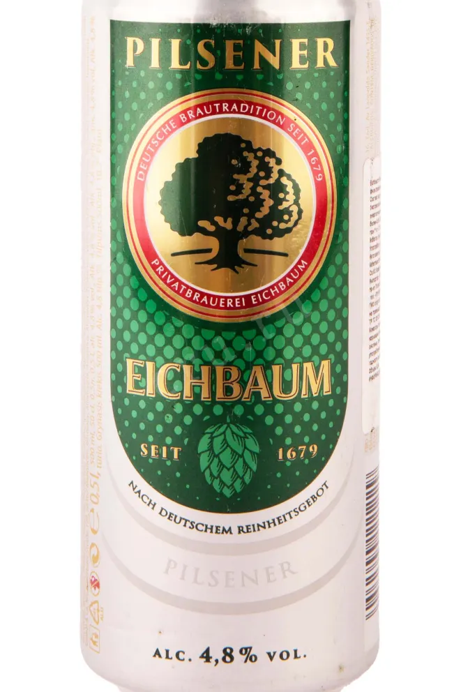 Этикетка Eichbaum Pilsener 0.5 л