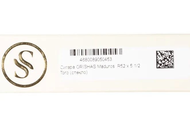 Контрэтикетка Orishas Maduros R52*5 1/2 Toro