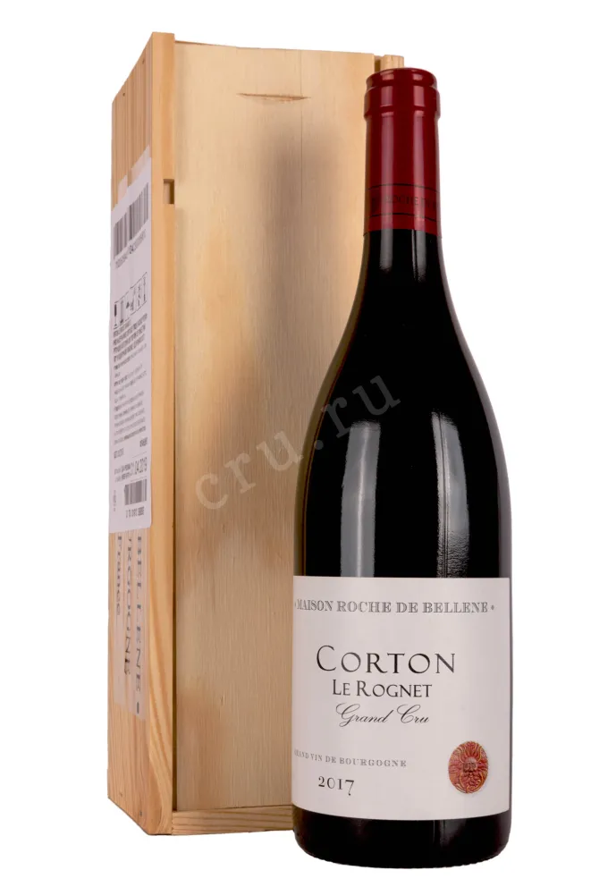 Вино Maison Roche de Bellene Corton Le Rognet Grand Cru in wooden box 2017 0.75 л