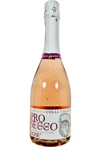 Игристое вино Cantina Colli Euganei Prosecco DOC Rose Extra Dry 2024 0.75 л