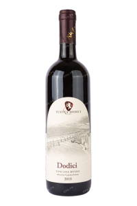Вино Dodici Toscana Rosso 2018 0.75 л