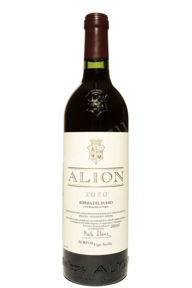 Вино Alion Ribera del Duero 2020 0.75 л