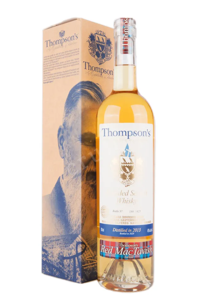 Виски Thompsons Blended Scotch gift box  0.7 л