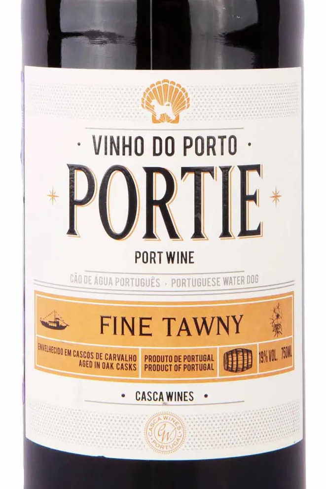 Этикетка Portie Fine Tawny 2018 0.75 л