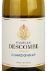Этикетка Famille Descombe Chardonnay 2022 0.75 л