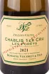 Этикетка Domaine Vocoret et Fils Chablis 1er Cru Les Forets Vieilles Vignes AOP 2021 0.75 л