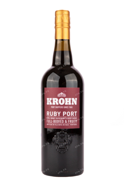 Портвейн Krohn Ruby 2017 0.75 л